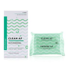 Patchology by Patchology Clean AF On-The-Go Refreshing Facial Cleansing Wipes --4x15sheets