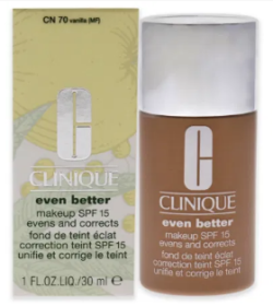 Even Better Makeup SPF 15 - 07 Vanilla (MF-G) - Dry To Combination Oily Skin by Clinique for Women - 1 oz Foundation