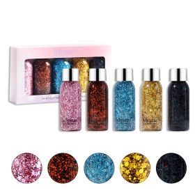 Liquid Glitter Eyeshadow Long Lasting Quick-Drying Liquid Eye Shadow Creates High-Impact Liquid Eye Glitter (Color: B)