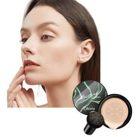 Mushroom Head Air Cushion CC Cream, Natural Moisturizing Foundation for Whitening and Oil Control (Color: Light Beige)