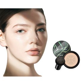 Mushroom Head Air Cushion CC Cream, Natural Moisturizing Foundation for Whitening and Oil Control (Color: ivory)