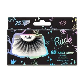 RUDE Faux Mink 6D Lashes (Color: Feisty)