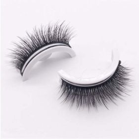 Reusable Self-Adhesive Eyelashes Natural Multiple reversible glue-free self-adhesive pairs of false eyelashes Dropshipping (Color: Thick)