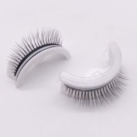 Reusable Self-Adhesive Eyelashes Natural Multiple reversible glue-free self-adhesive pairs of false eyelashes Dropshipping (Color: Natural-M27)