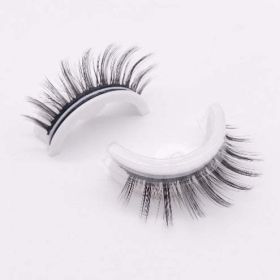 Reusable Self-Adhesive Eyelashes Natural Multiple reversible glue-free self-adhesive pairs of false eyelashes Dropshipping (Color: Long)