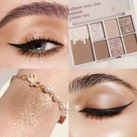 eyeshadow palette (Color: 04# Ostrich gray-brown)